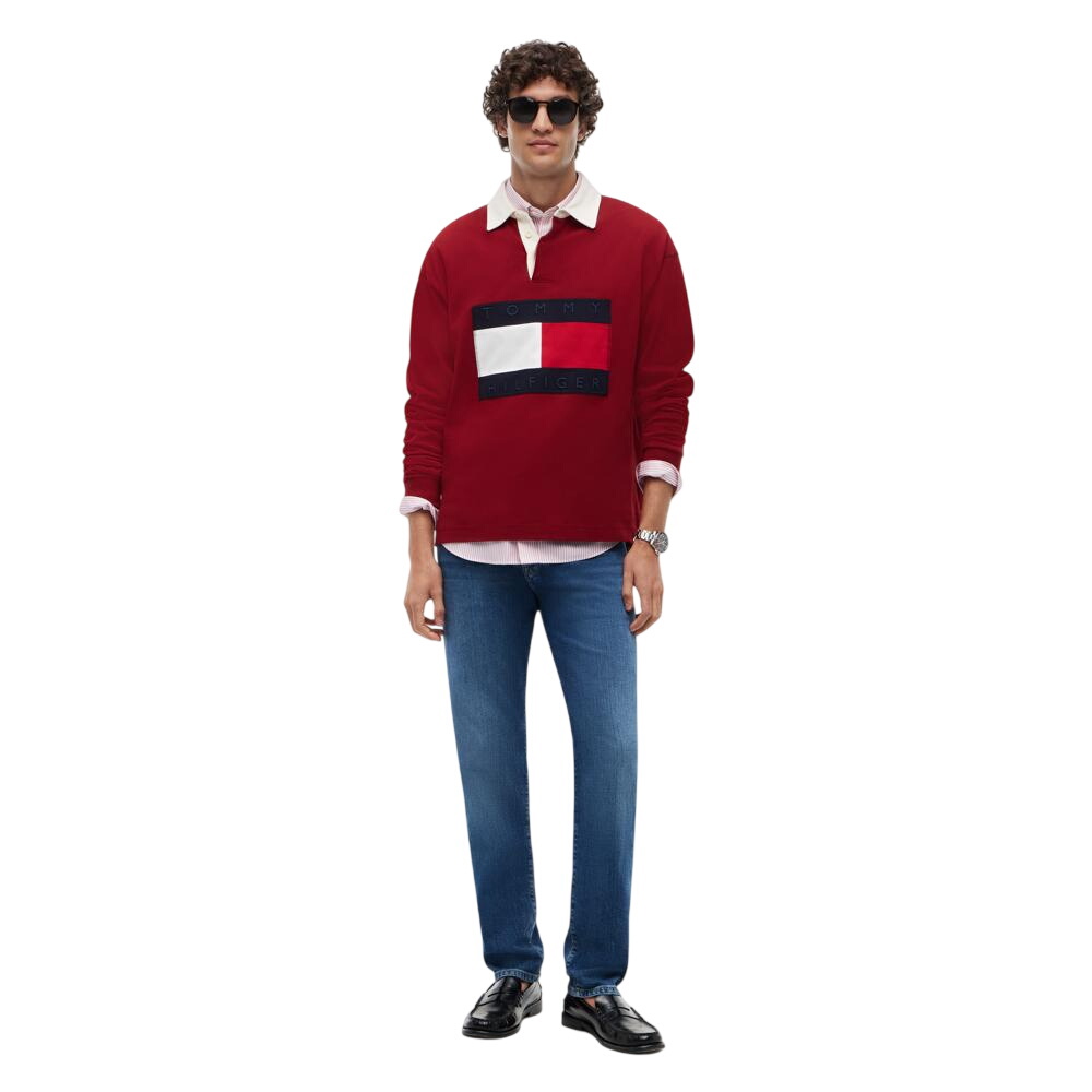 Tommy Hilfiger Denton Whiskered Slim Straight Leg Jeans